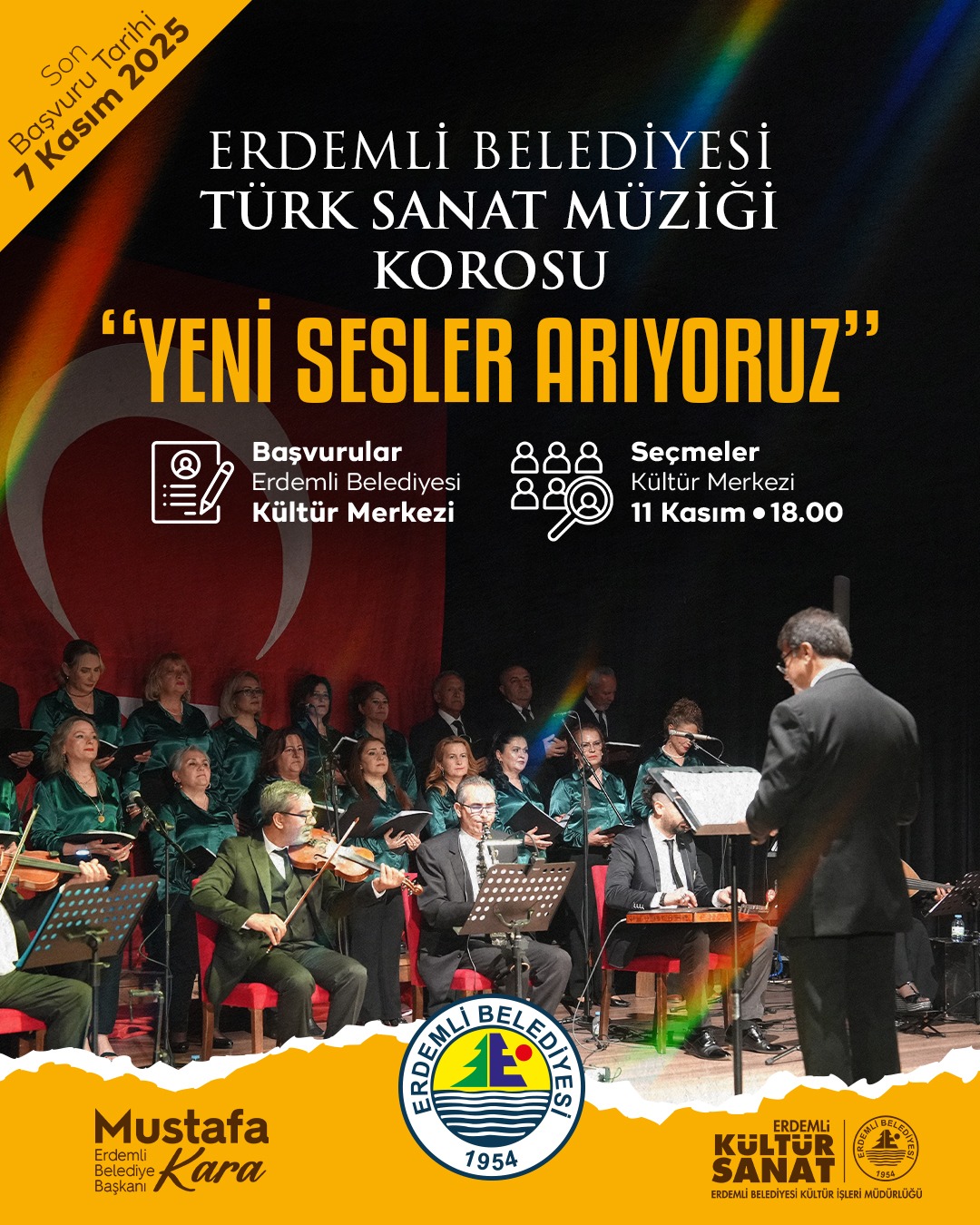 TÜRK SANAT MÜZİĞİ KOROSU “YENİ SESLER ARIYORUZ”