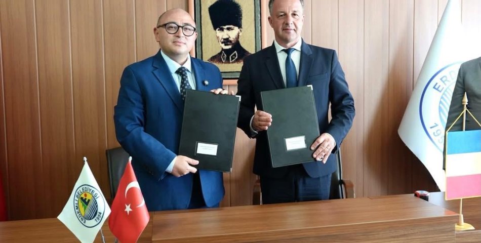 Erdemli ile Romanya’nın Braila Kenti Kardeş Şehir Oldu